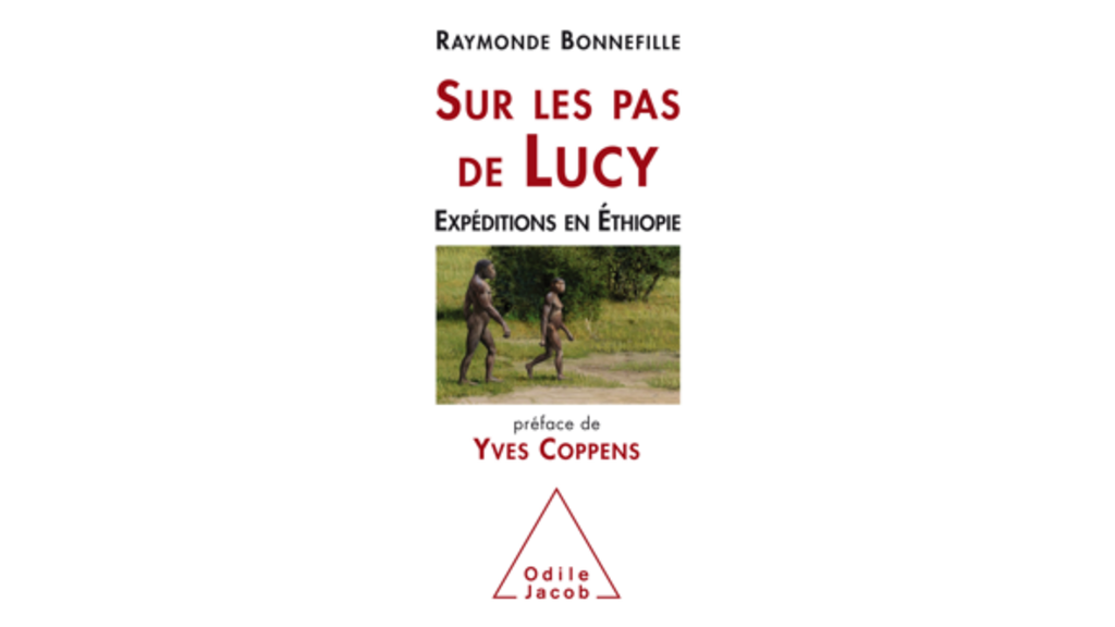 Couverture du livre «Sur les pas de Lucy», de Raymonde Bonnefille.