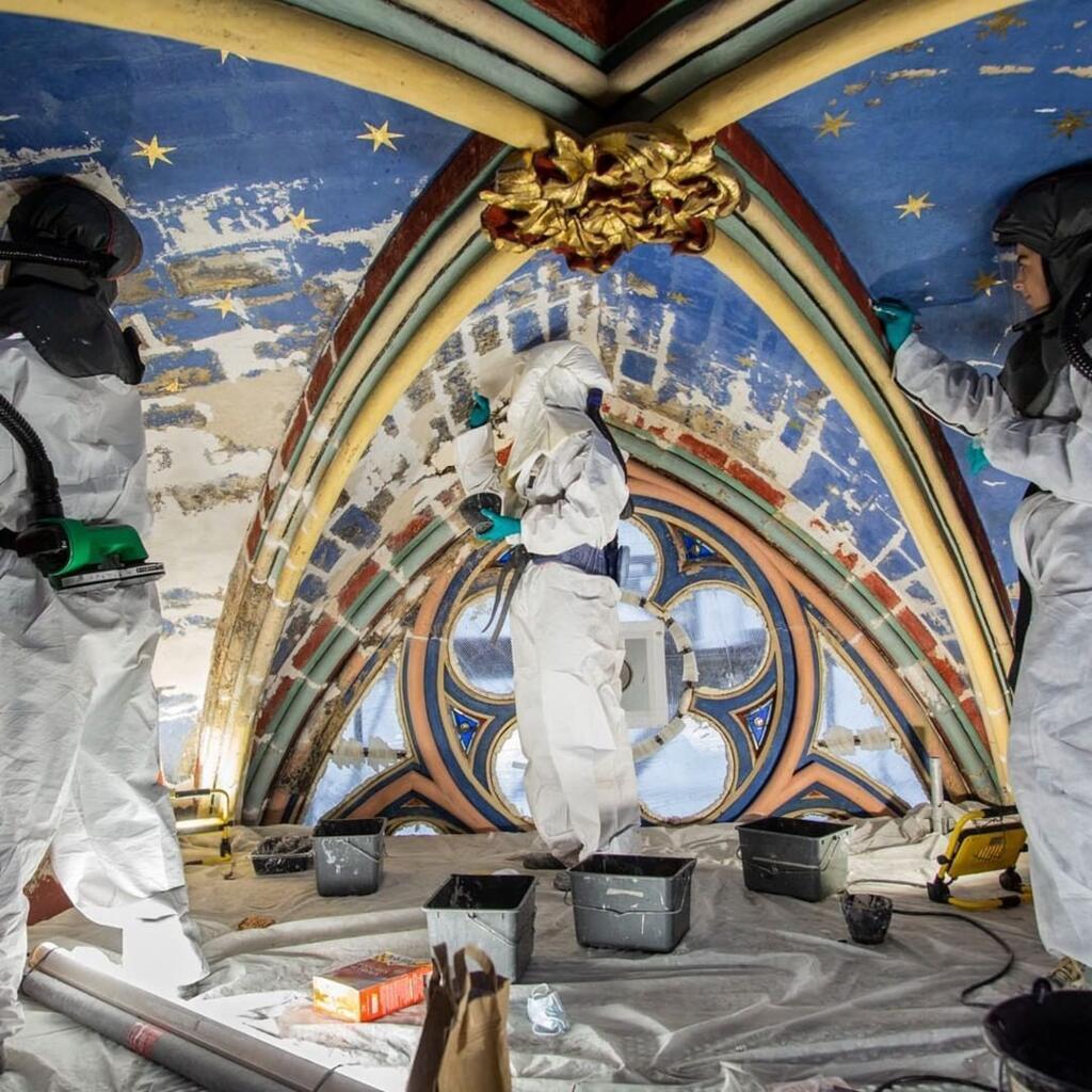 Restauration sous la voute