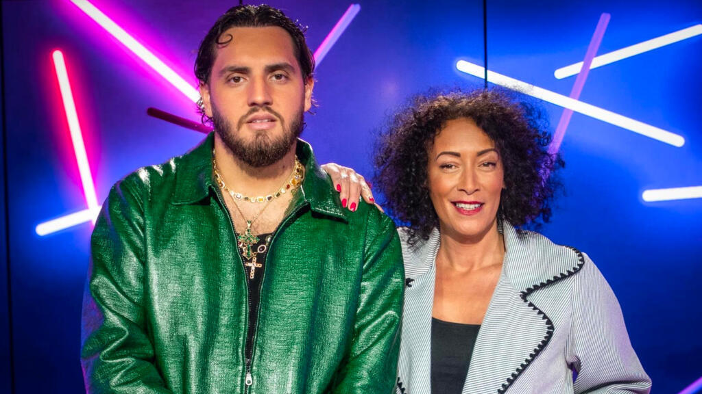 Le rappeur Karmen et Juliette Fievet.