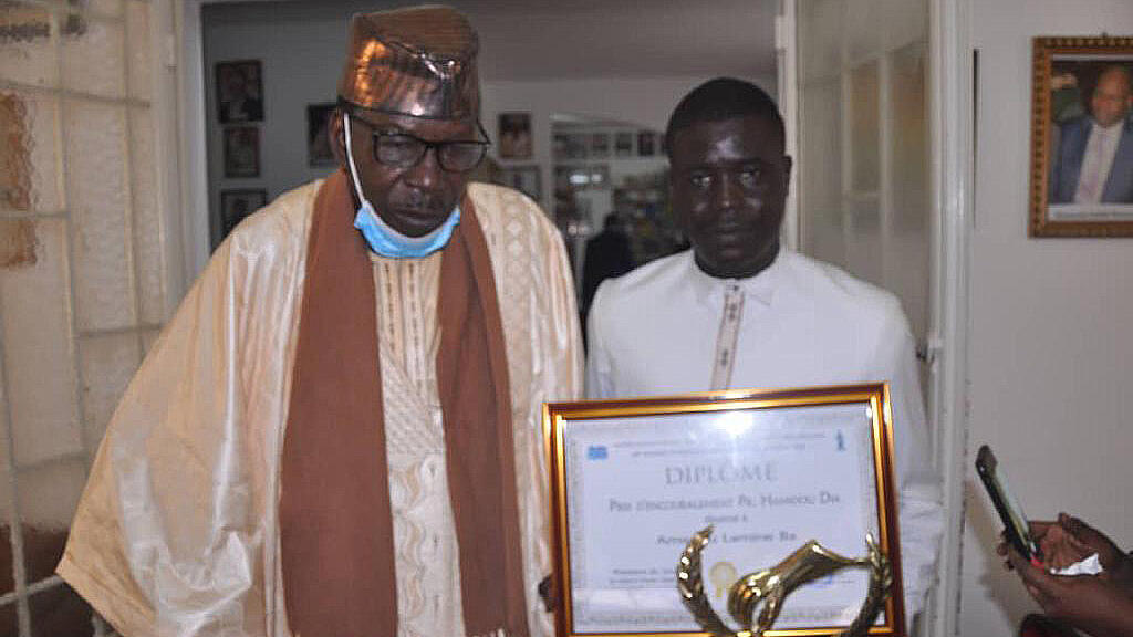 Alioune Badara Beye, président de l’Association des Écrivains Sénégalais.