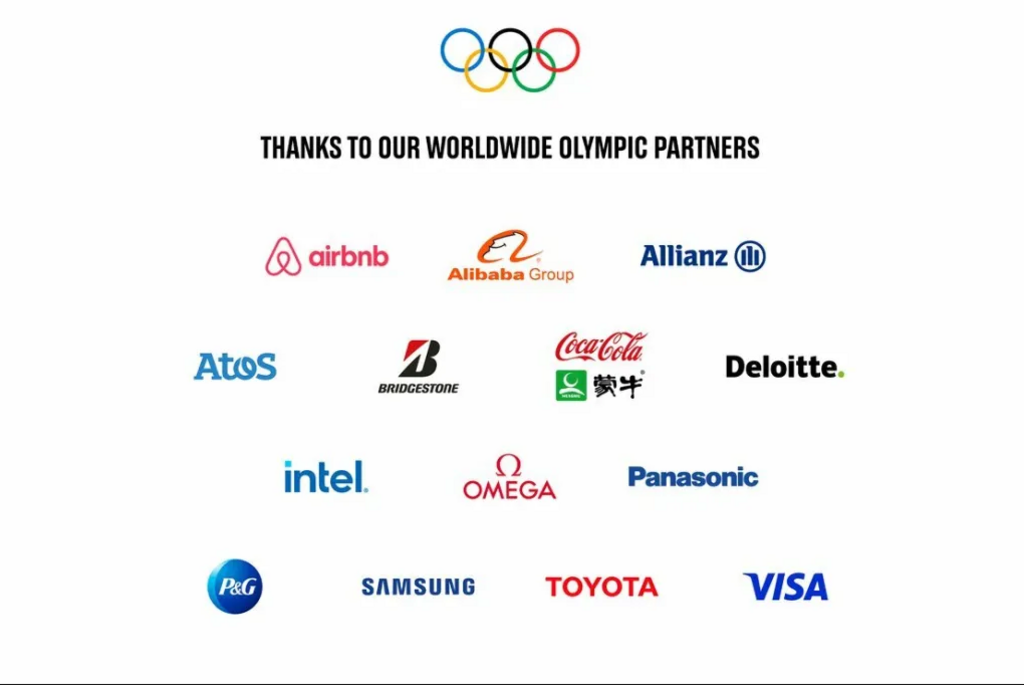 Les 14 partenaires mondiaux des Jeux Olympiques