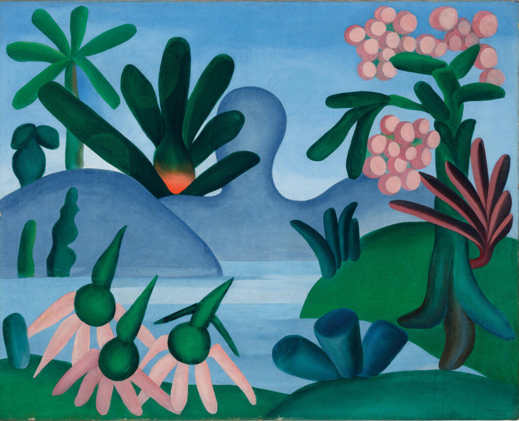 Tarsila do Amaral
O lago, 1928
Oil on canvas
75,5 × 93 cm
Hecilda e Sergio Fadel