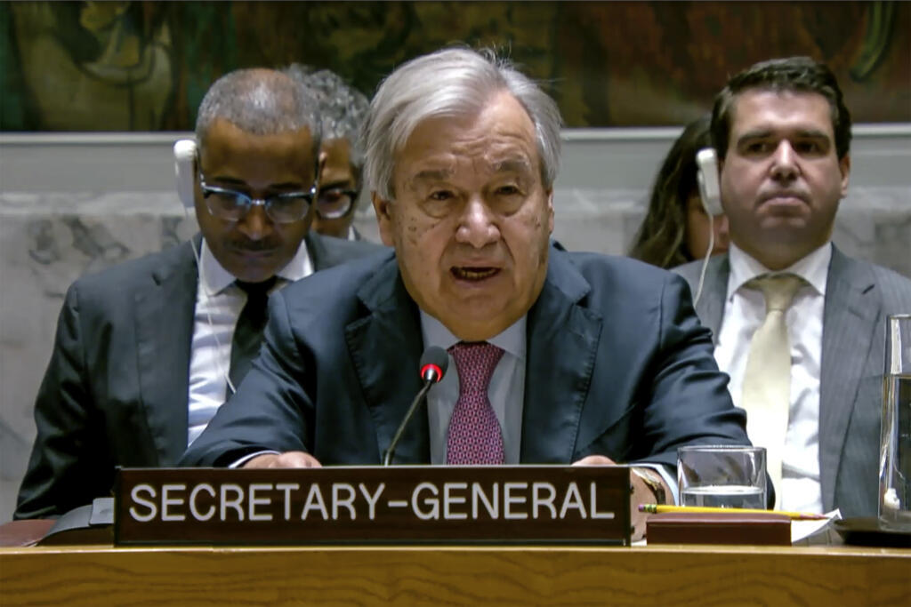 Secretarul general al ONU, Antonio Guterres a fost declarat persona non grata de Israel