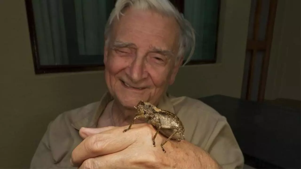 瑞士杰出蚂蚁学生物学家Edward O. Wilson。