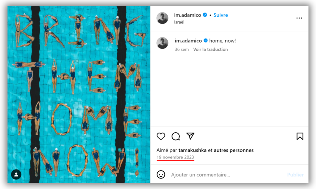 La photo originale a été publiée le 19 novembre 2023 sur le compte Instagram du photographe.
