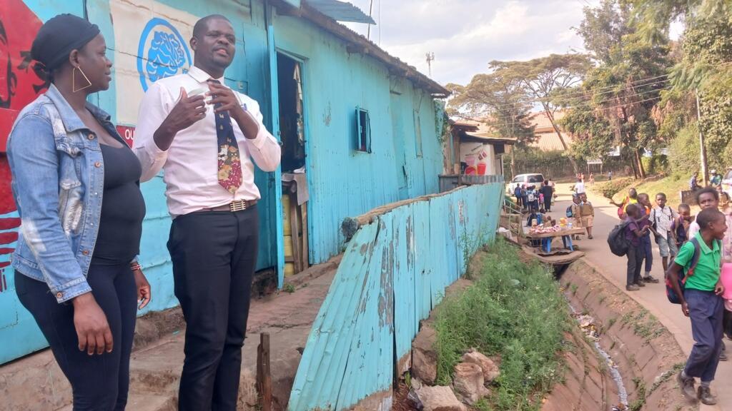Félix Kokonya et Hilda Odiaga, deux membres d'Akili Bomba.