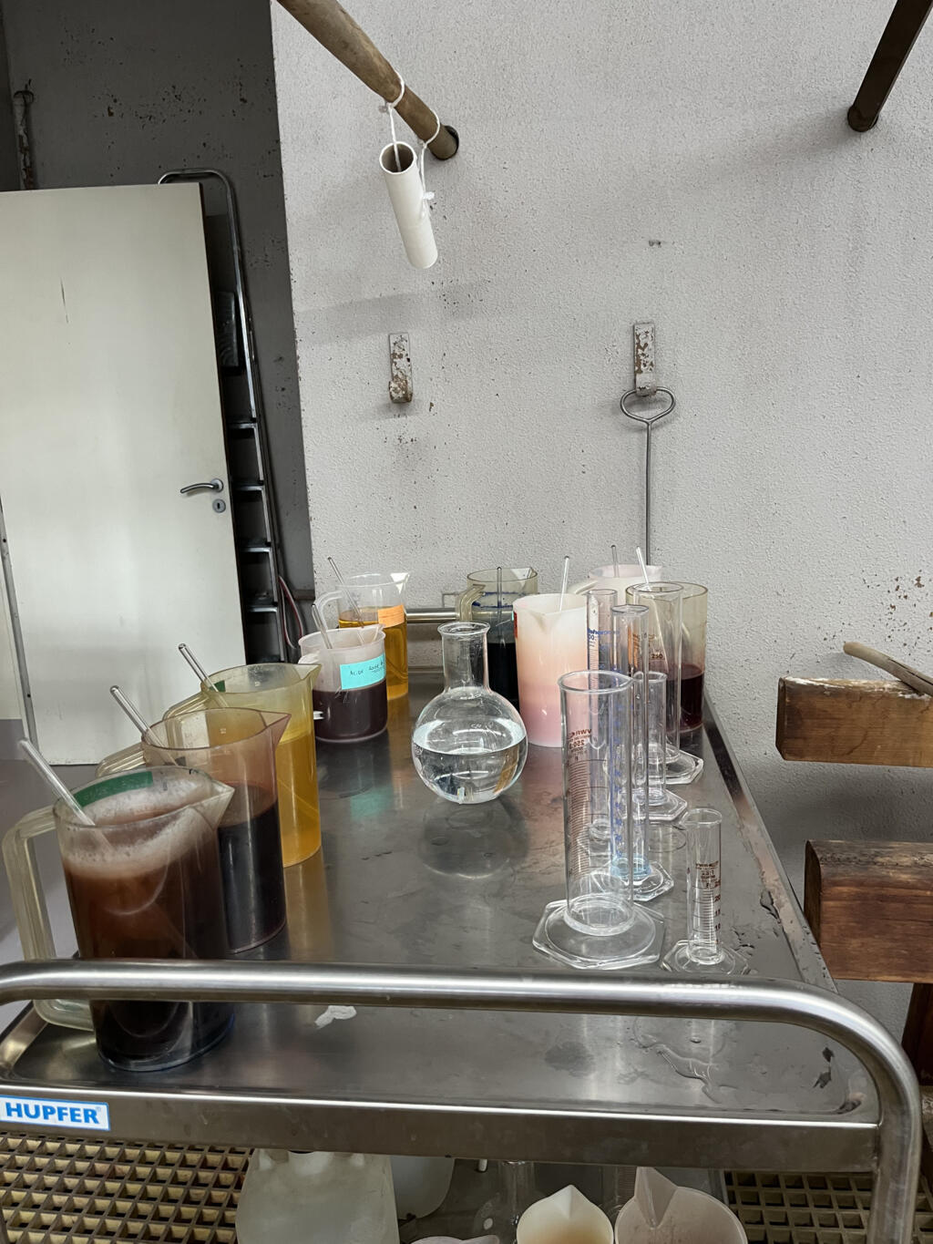 Ustensiles pour les teintures