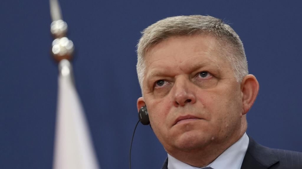 Premierul slovac Robert Fico la Belgrad, Serbia, 21 noiembrie 2024.