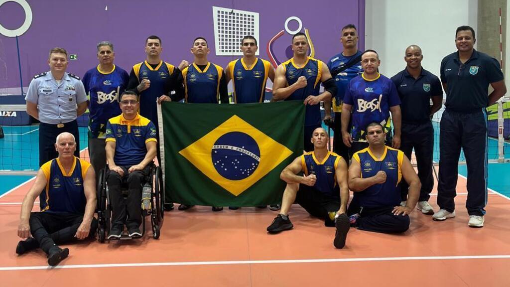 Delegação brasileira que participa dos Invictus Games em Vancouver, no Canadá.