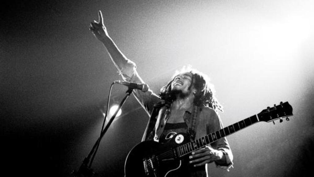 Bob Marley and the Wailers, lors d'un concert à Voorbug, aux Pays-Bas en 1976.