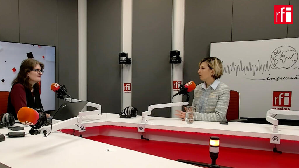 Captură de ecran din interviul Moldova Zoom cu Elena Calistru, președinta Funky Citizens.