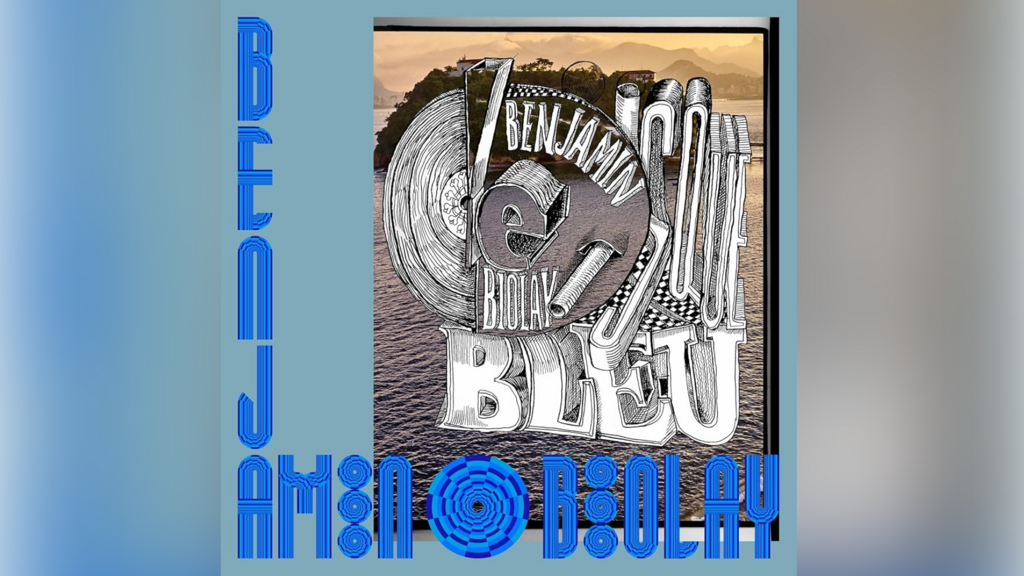Couverture de l'album « Le disque bleu » de Benjamin Biolay, sorti en 2025.