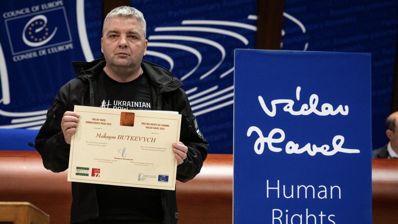 Maxime Boutkevitch, ancien journaliste et militant ukrainien, lauréat du prix Vaclav Havel