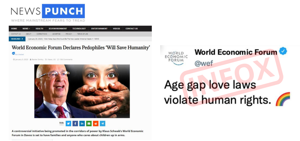 Newspunch est un blog pourvoyeur de nombreuses infox.