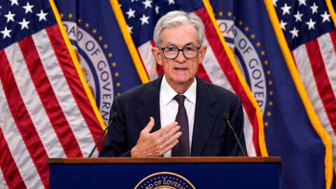 U.S. Federal Reserve Chair Powell attends a press conference in Washington