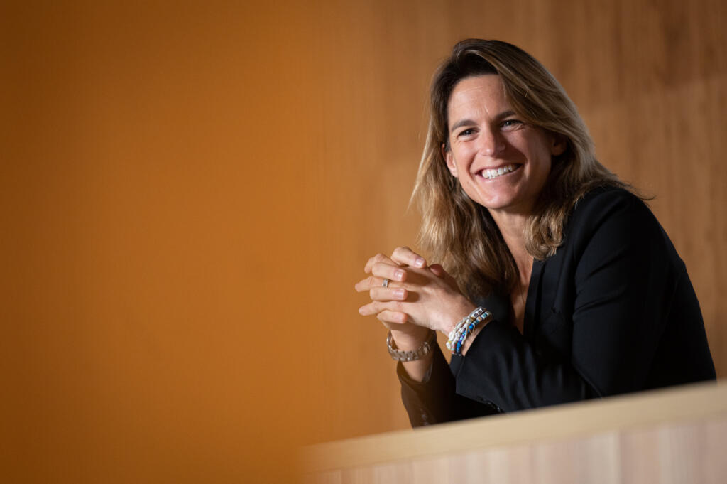 Amélie Mauresmo, diretora do torneio de Roland-Garros.