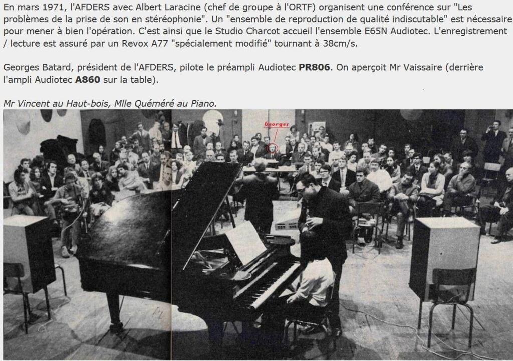 ORTF avec Georges Batard 1971.