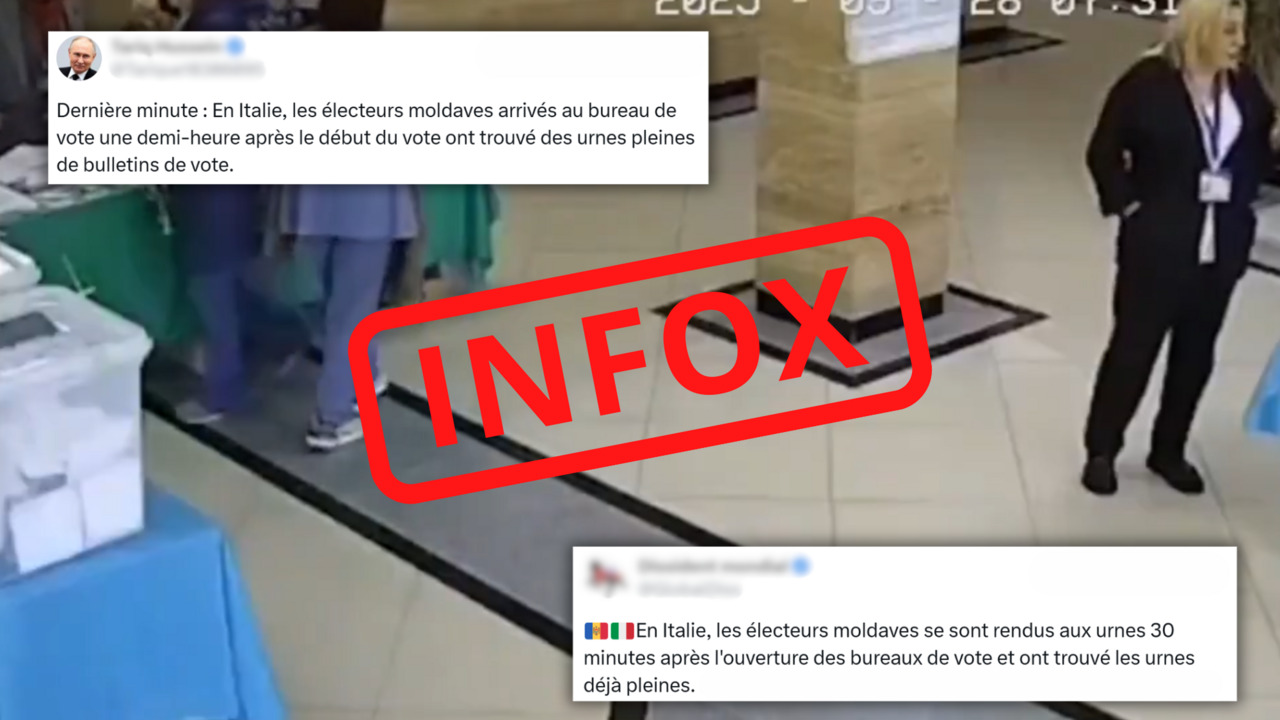 Moldavie: le camp pro-russe hurle à la fraude à coups d’infox
