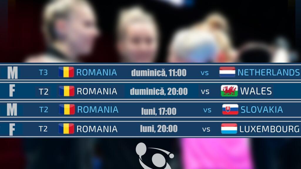 Echipele naționale ale României debutează duminică la Campionatul European Echipe Seniori 2025.