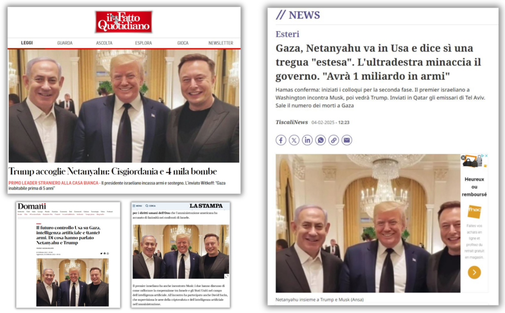 Plusieurs médias, notamment italiens, ont pensé, à tort, que cette image était authentique.