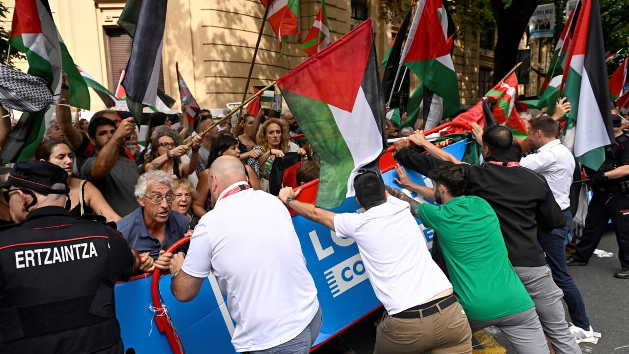 Manifestations propalestiniennes: renforts de police «extraordinaires» pour les deux dernières étapes de la Vuelta