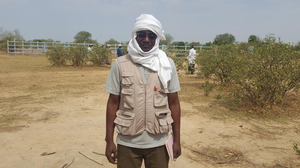 Abdoulaye Idriss Ousman, ingénieur en génie civil, consultant au Praps Tchad, chargé du contrôle et de la supervision des travaux d’infrastructure.