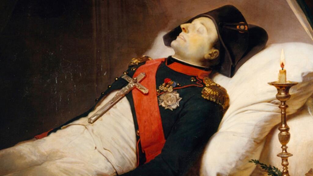 Napoleon portrait in death