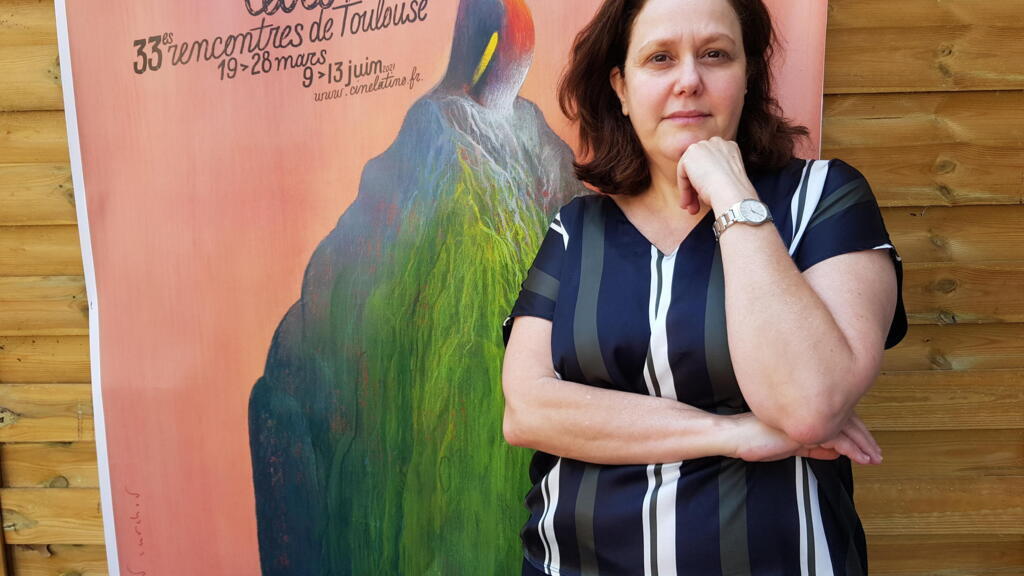 A documentarista brasileira Maria Augusta Ramos na Cinemateca de Toulouse, durante a 33a edição do festival Cinélatino.