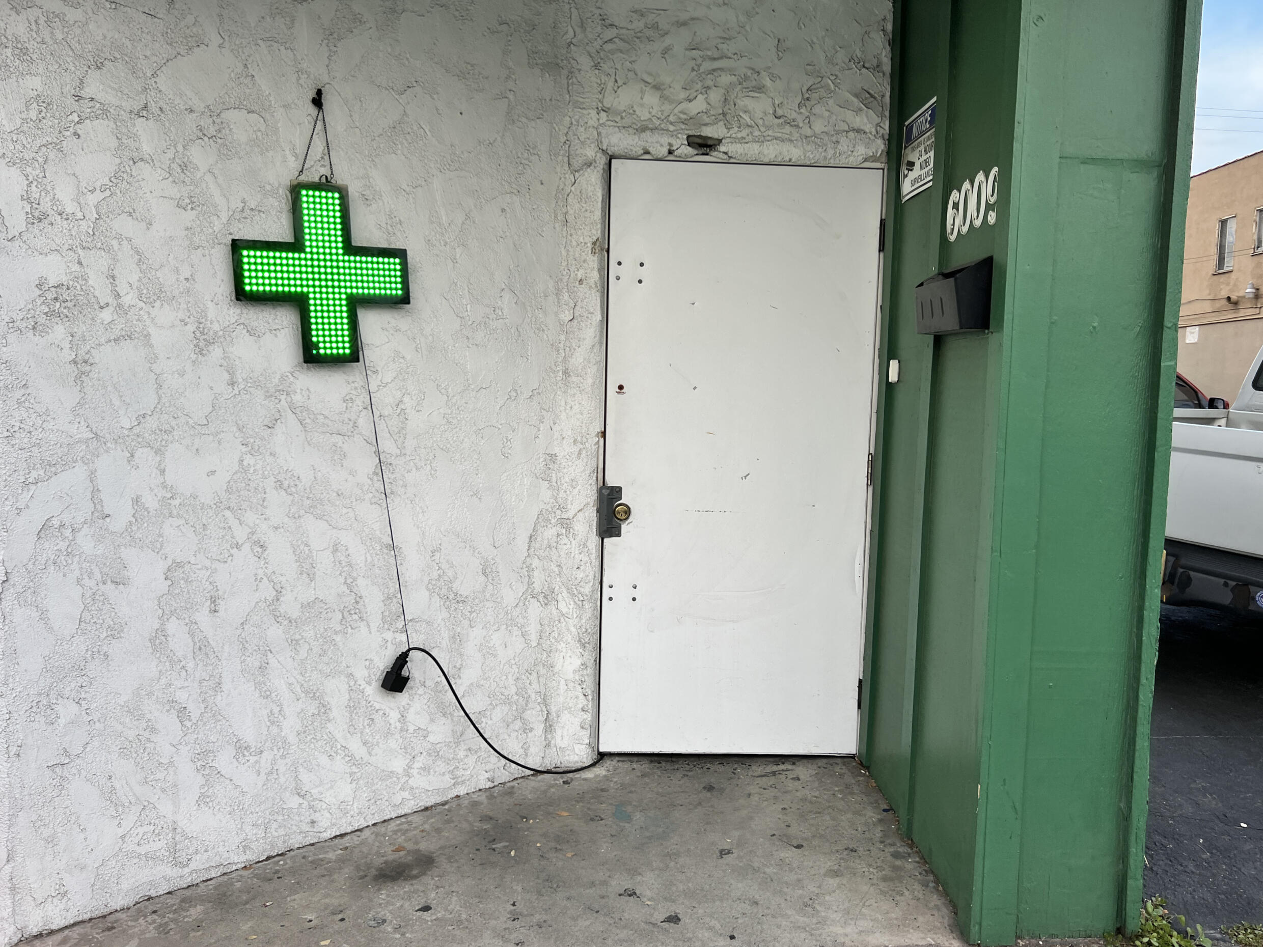 Una tienda clandestina de venta de marihuana en la ciudad de Los Ángeles, EEUU, en marzo de 2023.