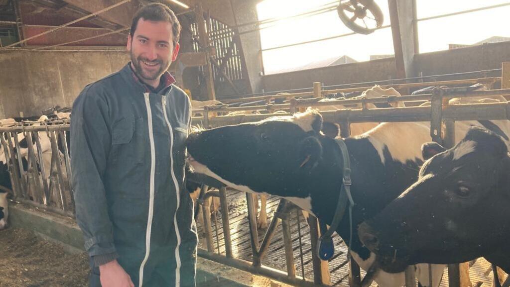 Tanguy Carissan, étudiant à AgroParisTech et apprenti à la Ferme de Grignon.