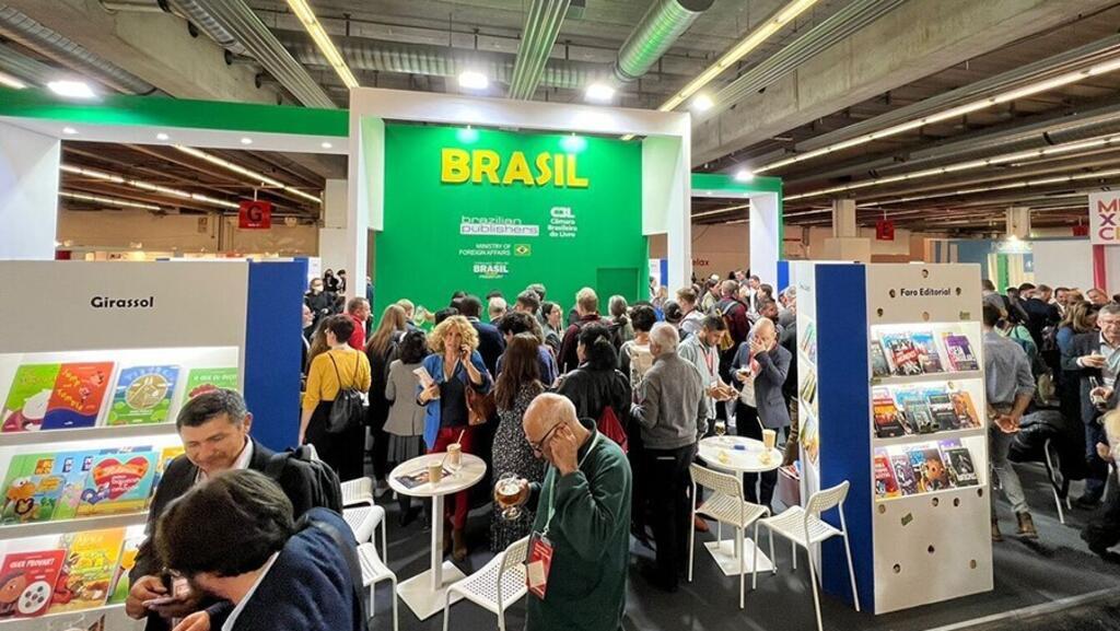Estande do Brasil na edição de 2022 da Feira de Frankfurt