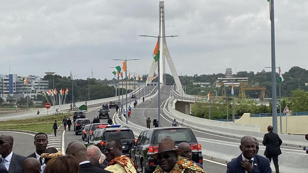 Le pont «Alassane Ouattara» a été inauguré le 12 août 2023 en présence du président ivoirien.