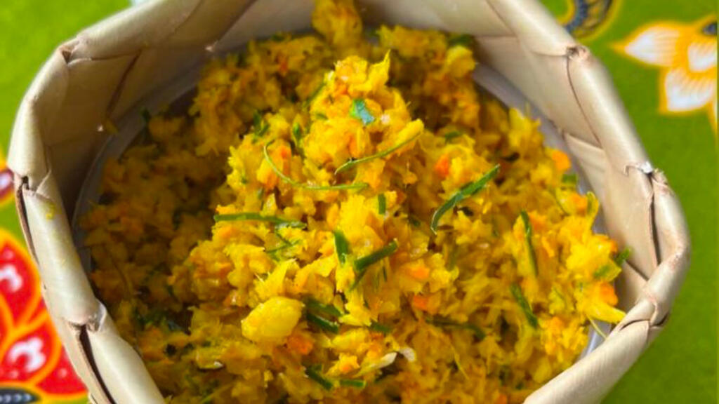 Pâte fraiche de kroeung.