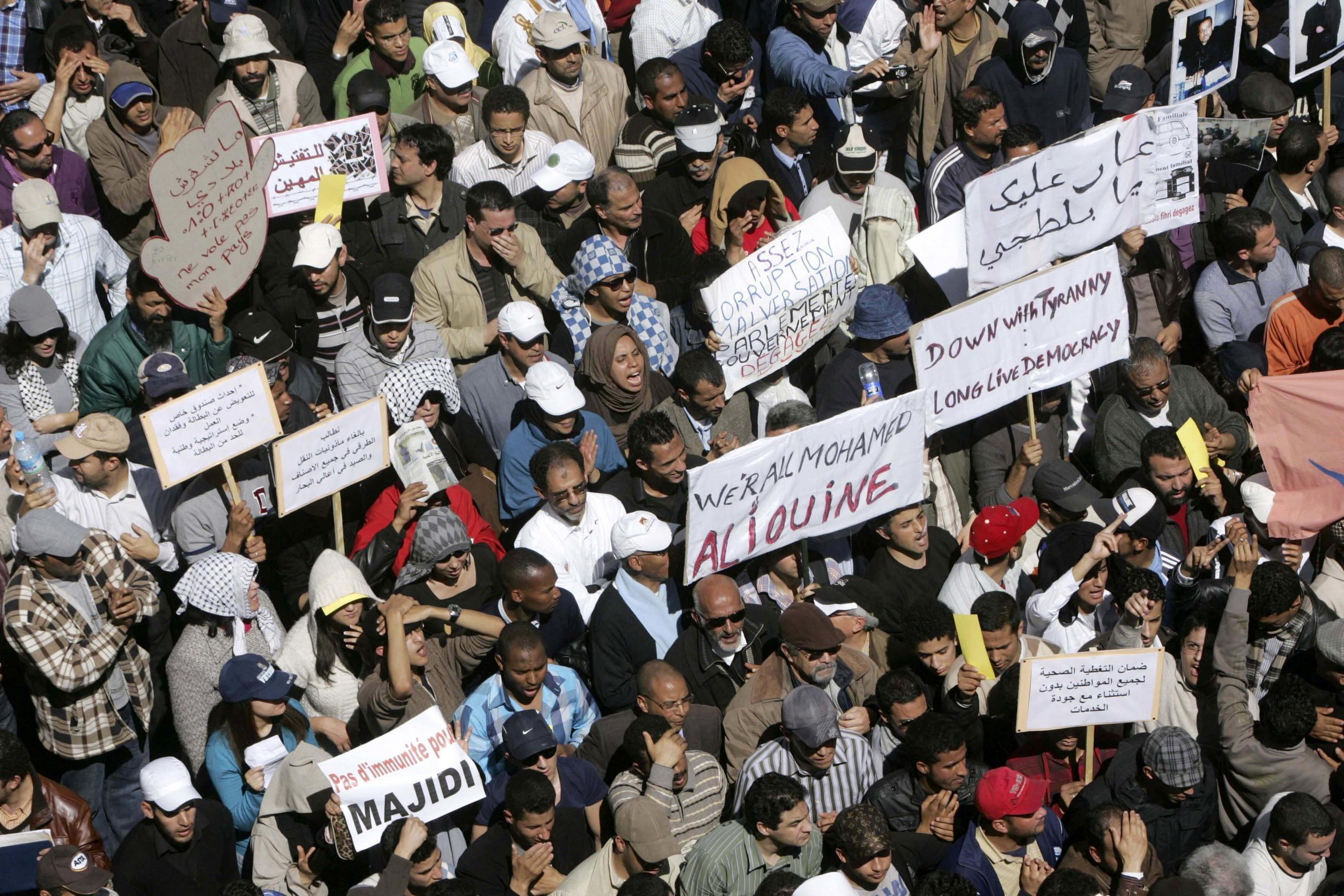 Marocle mouvement du 20 février a deux ans Reportage Afrique