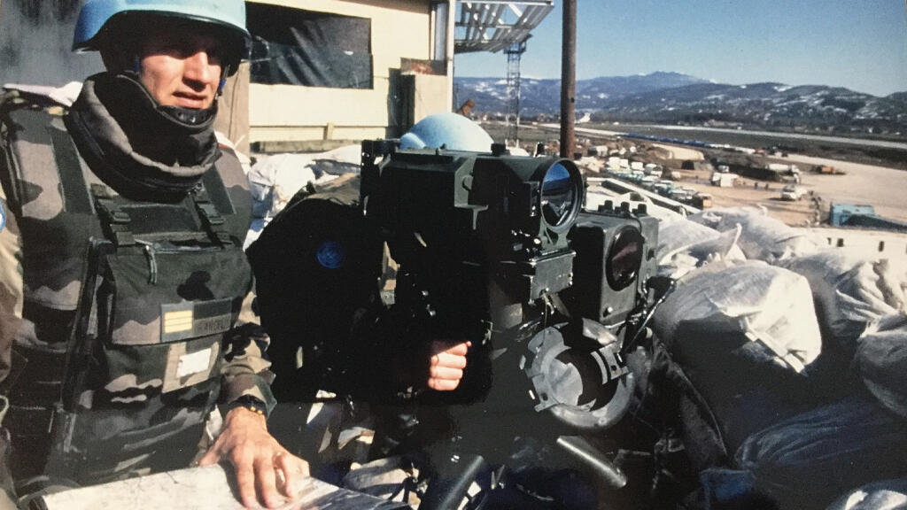 Sarajevo, Guillaume Ancel, chef de TACP pour le guidage de frappe aérienne en 1995.