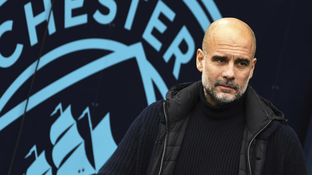 Pep Guardiola, entraîneur de Manchester City.