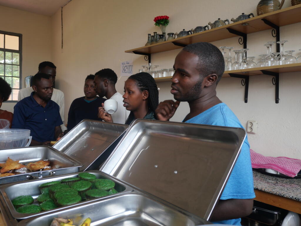 Les étudiants du Great Lakes Hospitality Institute à Kigali (Rwanda)