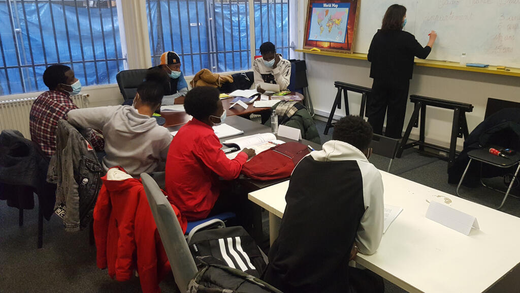 Le cours d’initiation à la langue française.