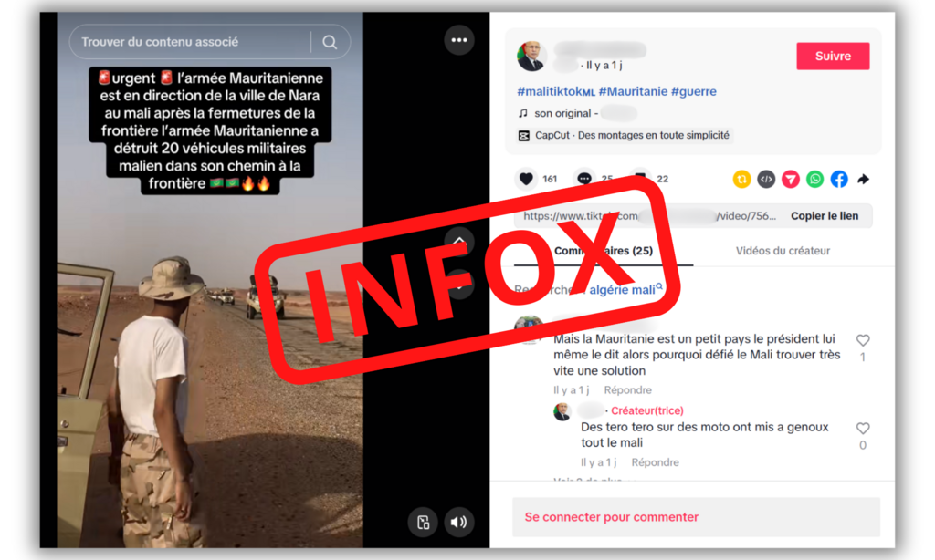 Cette vidéo n'a rien à voir avec le Mali.