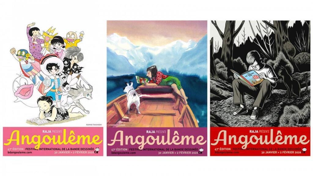 Affiches du 47ème Festival de la Bande dessinée d'Angoulême.