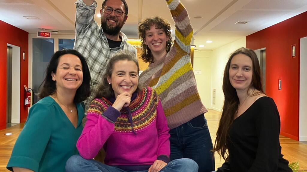 Anne-Cécile Bras, Simon Rozé, Alexandra Renard, Elisa Barthès et Pauline Gleize