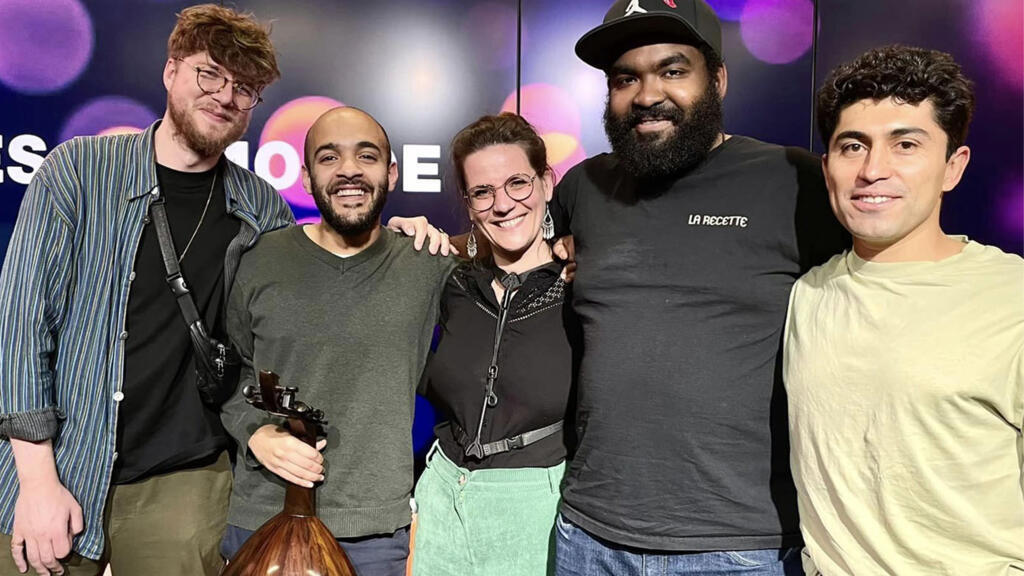 Mohamed Abozekry, Camille Maussion, Pierre Tereygeol, Marc Priore, Théo Moutou, Juan Villarroel à RFI.