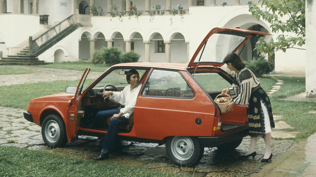 Automobil Oltcit. Fotografie din campania de lansare