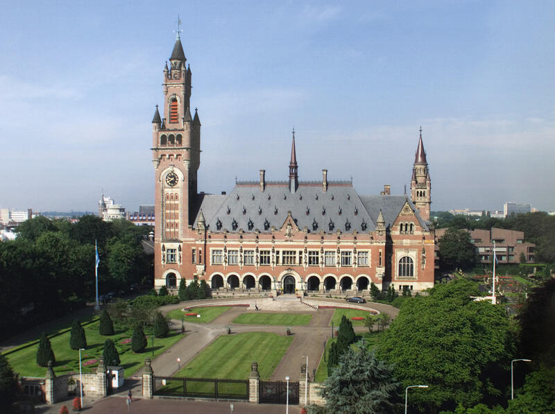 The International Court of Justice in The Hague, The Netherlands.