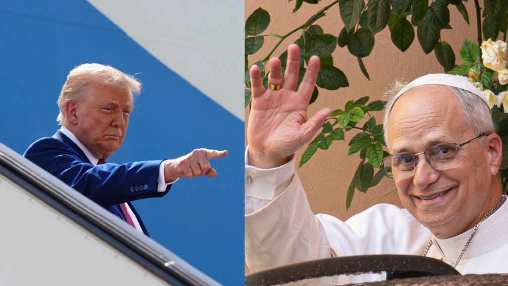 Papa Leão XIV e Donald Trump: revistas francesas apostam que confronto entre os dois líderes de nacionalidade norte-americana se dará por questões de ‘imigração e ajuda internacional’. 