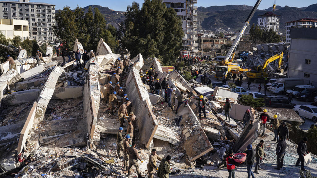 Hatay (Turquie) détruit par le séisme. Photo datée du 8 février 2023. (Image d'illustration)