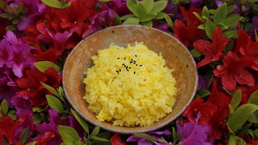 Riz au curcuma.