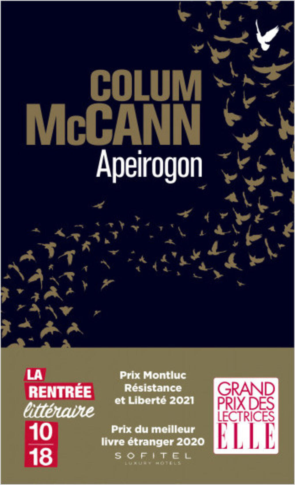 Couverture française de l'édition poche du roman "Apeirogon"