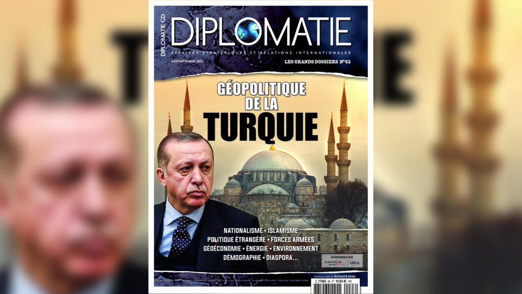 Couverture de la revue «Diplomatie», août-septembre 2021, «Géopolitique de la Turquie».