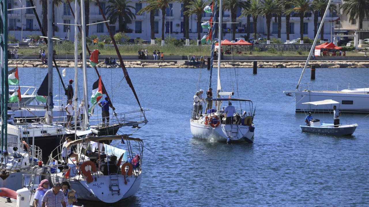 Flottilles pour Gaza: plusieurs bateaux ont quitté les ports de Tunis et de Bizerte